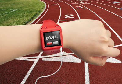 Чехол-браслет SwitchEasy Ticker для iPod nano 6G, красный [SW-TKN6-R]