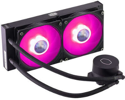 Жидкостное охлаждение Cooler Master MasterLiquid ML240L V2 RGB, 200 Вт, 2x120мм, RGB LED