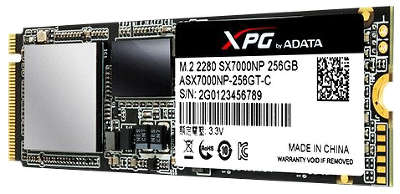 Твердотельный накопитель SSD M.2 A-Data PCI-E x4 256GB [ASX7000NP-256GT-C] XPG SX7000