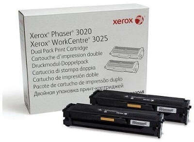 Тонер-картридж Xerox Phaser 3052/3260/ WC 3215/3225, 3K*2шт (O) 106R02782