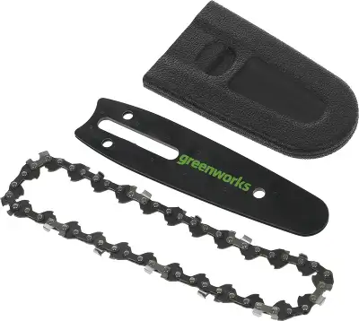 Цепная пила Greenworks G24MCS10 аккум. 200Вт дл.шины:4"(10cm) (2008207)