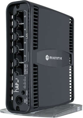Wi-Fi роутер MikroTik hAP ax2, 802.11a/b/g/n/ac/ad/ax, 2.4 / 5 ГГц