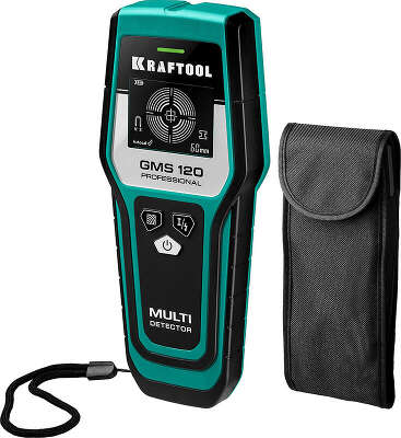 Детектор проводки Kraftool GMS 120 зеленый/черный (45298)