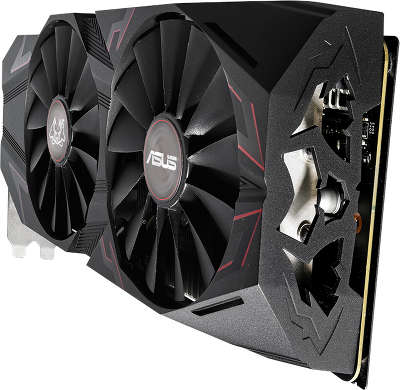 Видеокарта ASUS nVidia GeForce GTX1070Ti CERBERUS 8Gb DDR5 PCI-E DVI, 2HDMI, 2DP