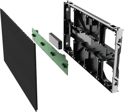 Светодиодный экран Cabinet Unilumin LED series ULW III indoor. Pixel pitch – 1.875 mm, brightness - 600 cd/m2, dimensions - 600x337,5mm