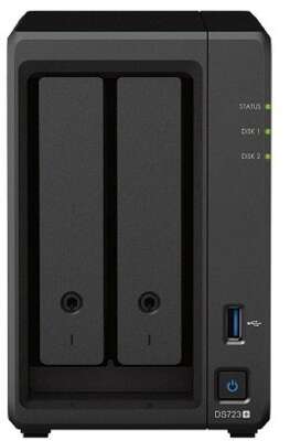 Synology DS723+ СХД настольное исполнение 2BAY NO HDD вилка UK/HK 3-pin