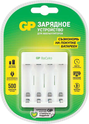 Зарядное устройство GP Е411CS-2CR1 (от порта USB)