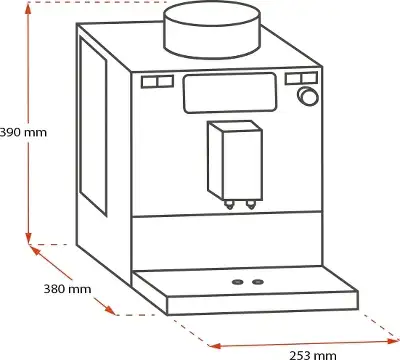 Кофемашина Melitta Caffeo F 530-101 Passione 1450Вт серебристый