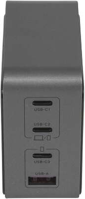 Зарядное устройство UGREEN X570 (45575) Nexode S 140W USB-A+3*USB-C GaN Tech Fast Charger EU. Цвет: серый