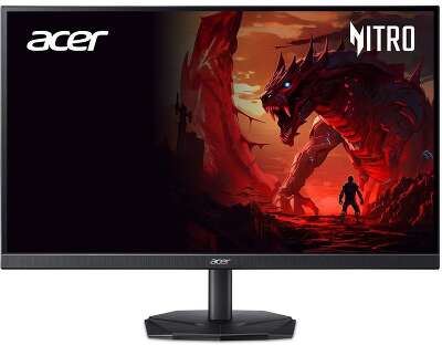 Монитор 23.8" ACER KG241YX1bmiipx Black (IPS, 1920x1080, 0,5 / 1ms, 250cd, 200Hz, 2xHDMI(2.0) + 1xDP(1.2) + SPK + Audio Out, Speakers 2Wx2, Internal, sync: FreeSync Premium, hdr: HDR 10, Vesa:100x100)