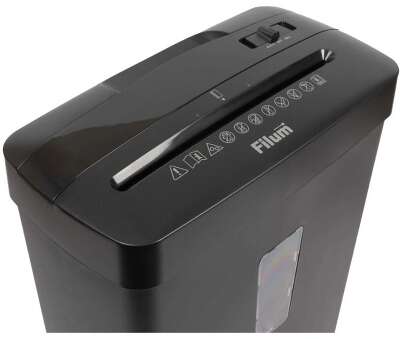Уничтожитель бумаг Filum FL-SH013-04S 6 листов, безоп. 4ур., 13литров, 3,2м/мин, ур. шума: 68Дб (1110413)