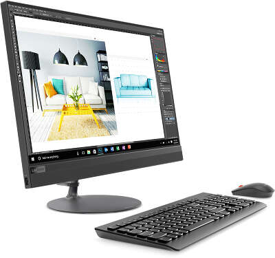 Моноблок Lenovo IdeaCentre AIO 520-24IKU MS 23.8" FHD R 3 2200G/4/1000/R Vega 8/Multi/WF/BT/Cam/Kb+Mouse/DOS