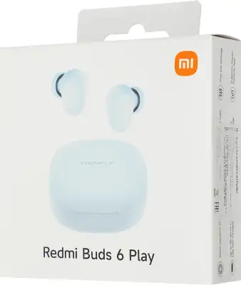 Гарнитура внутриканальные Xiaomi Redmi Buds 6 Play синий беспроводные bluetooth в ушной раковине (BHR9283GL)