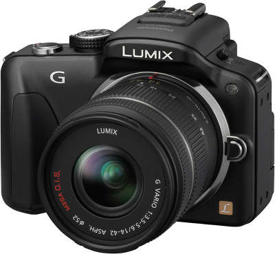 Цифровая фотокамера Panasonic Lumix DMC-G3KEE-K Black Kit (Micro 4/3 14-42 mm)