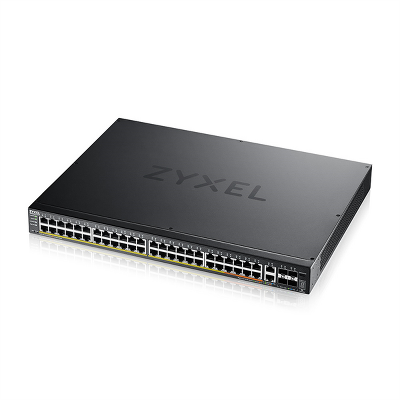 Коммутатор L3 Access коммутатор Zyxel NebulaFlex Pro XGS2220-54FP, rack 19", 48xRJ-45: 1G PoE+ (8 из них PoE++), 2xRJ-45: 1/2.5/5/10G PoE++, 4xSFP+, бюджет PoE 960 Вт