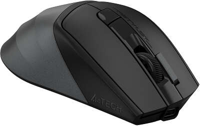Мышь A4Tech Fstyler FG45CS Air серый оптическая 2000dpi silent беспров. USB для ноутбука 7but (FG45CS AIR USB (STONE GREY))