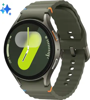 Смарт-часы Samsung Galaxy Watch 7 LTE 44мм 1.47" AMOLED корп.зеленый рем.зеленый (SM-L315FZGACAU)