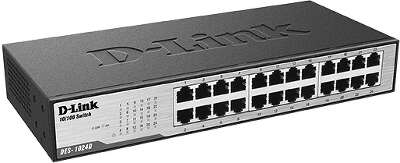 Коммутатор D-Link DES-1024D/G1A 24x100Mb неуправляемый