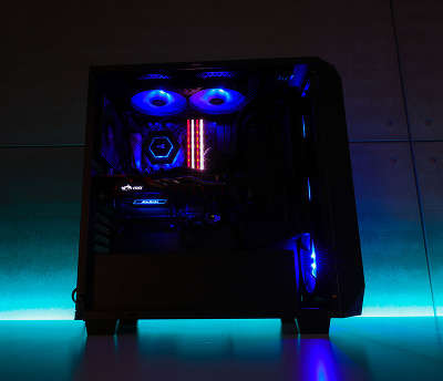 Корпус Aerocool [Project 7] P7-C0 черный , два акриловых окна , ATX, без БП, 2x USB 3.0