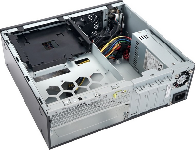 Корпус Slim Case Powerman KI331 Black РМ-300SFX 80+ UBS2.0*2+USB 3.1*2+A(HD)+Front fan 80x80x15mm*1, Micro-ATX, mini-ITX