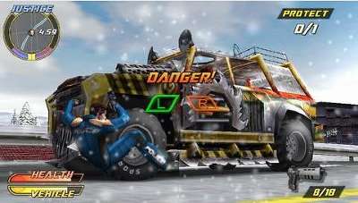 Игра для PSP Pursuit Force: Extreme Justice 