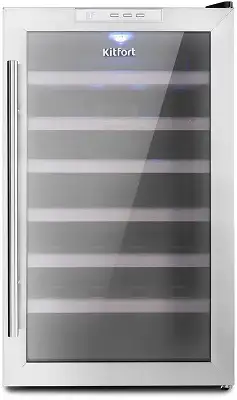 Винный шкаф Kitfort КТ-2410 1-нокамерн. серебристый мат.
