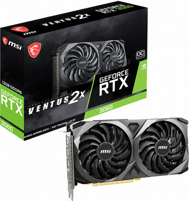MSI RTX 3060 VENTUS 2X 12G OC GeForce RTX 3060 VENTUS 2X 12G OC