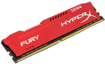Модуль памяти DDR4 DIMM 16384Mb DDR2666 Kingston HyperX FURY Red [HX426C16FR/16]