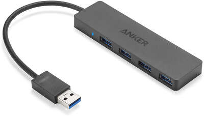 Разветвитель Anker 4-Port USB 3.0 Ultra Slim Data Hub [A7516016]