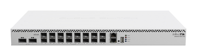 Маршрутизатор MikroTik Cloud Router Switch 518-16XS-2XQ, 2x 100 Gigabit QSFP28 ports and 16x 25 Gigabit SFP28 ports,4 fans, 2 PSU