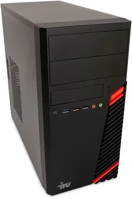 Компьютер IRU Home 310H6SM G7400 3.7 ГГц/8/256 SSD/без ОС,черный