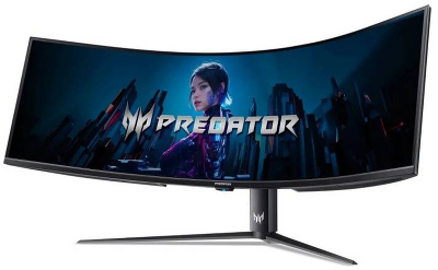 Монитор Acer Predator Z57bmiiphuzx 57" VA 7680x2160 120 Hz 1000cd/m2 1ms 2xHDMI(2.1) + 1xDP + 1xTypeC(PD90W) + USB3.2(1up4down) + Audio out+Speaker 10Wx2 110 H.Adj