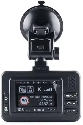 Видеорегистратор с радар-детектором Incar SDR-40 Tibet GPS черный