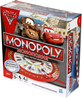Hasbro 27810 Игра настольная Монополия Тачки-2