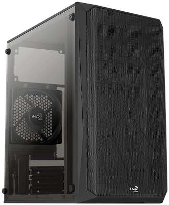 Корпус MiniTower AEROCOOL CS-107-A-BK-V2 black (mATX, без БП, 2xUSB Type-A) (4710562759389)
