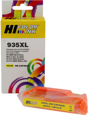 Картридж Hi-Black (HB-C2P26AE) для HP OJ Pro 6230/6830, №935XL, Y