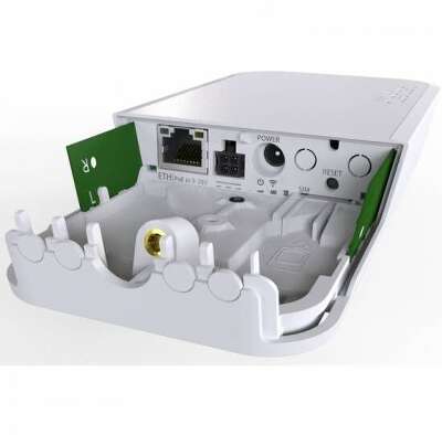 MikroTik RBwAPR-2nD Точка доступа wAP R, 2.4 ГГц, 300 Мбит/с, PoE, 1x100 Мбит/с, 1х2 dBi вн.антенна