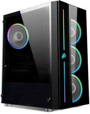 Корпус 1STPLAYER BLACK.SIR B7-A, черный, ATX, Без БП (B7-A-4M2)