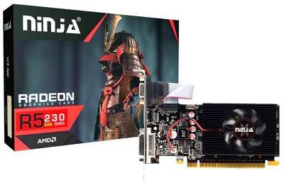 Видеокарта Ninja (Sinotex) R5 230 2GB GDDR3 64bit DVI HDMI 1FAN RTL (728020)