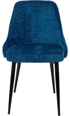 Стул для дома Бюрократ KF-5_2 комплект 2шт т.синий Velvet 29 металл черный на ножках (KF-5/VELV29_2)