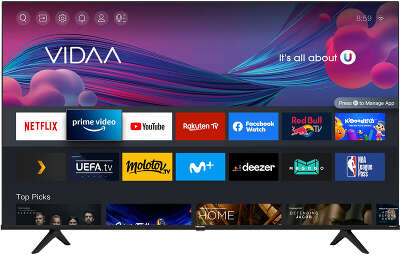 Телевизор 85" Hisense 85A6BG 4K UHD HDMIx2, USBx2
