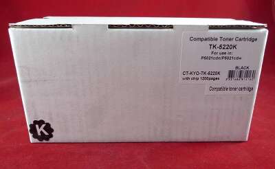 Тонер-картридж для Kyocera Ecosys P5021cdn/P5021cdw/M5521cdn/M5521cdw TK-5220K black 1.2K  ELP Imaging®