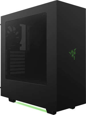 Корпус NZXT S340 Razer черный/зеленый без БП ATX 3x120mm 3x140mm 2xUSB3.0