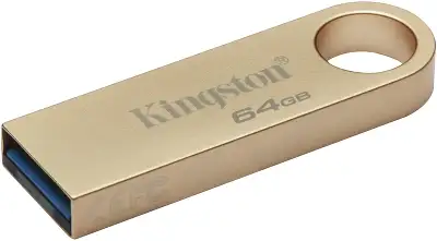 Модуль памяти USB3.2 Kingston DT SE9 G3 64 ГБ [DTSE9G3/64GB] золотистый