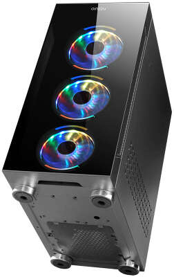 Корпус Ginzzu CL280 FAN 12CM RGB*4 USB3.0 Window