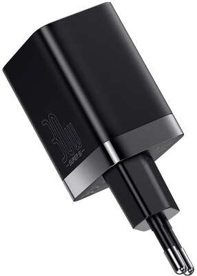 Зарядное устройство Baseus Super Si Pro Quick Charger USB-C/USB 30W, Black [CCSUPP-E01]