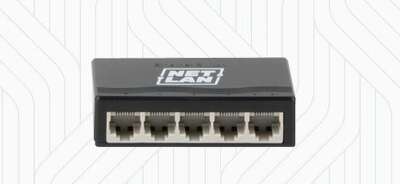 Коммутатор NETLAN, неуправляемый, 5*10/100Мбит/с, DC5V 1A