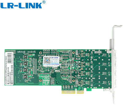 Сетевой адаптер LR-LINK LREC9054PF-4SFP Intel I350 AM4 PCI-E x4 100MB 4 X SFP