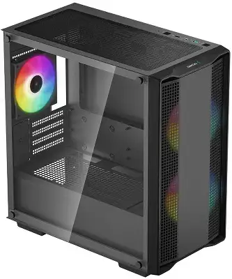 Корпус Deepcool CC360 ARGB, черный, mATX, без БП (R-CC360-BKAPM3-G-1)