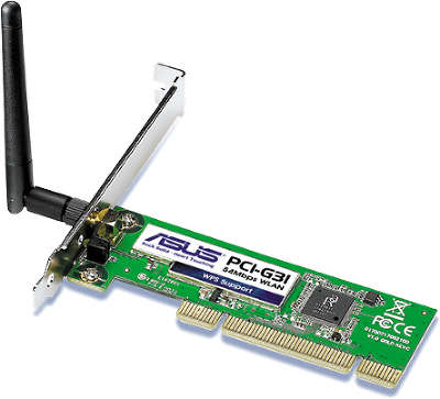 Адаптер PCI - IEEE802.11g  ASUS PCI-G31 низкопрофильный